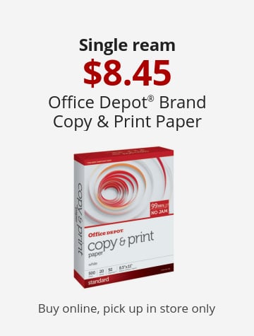 Single ream 8.45 Office Depot® Brand Copy & Print Paper Buy online, pick up in store