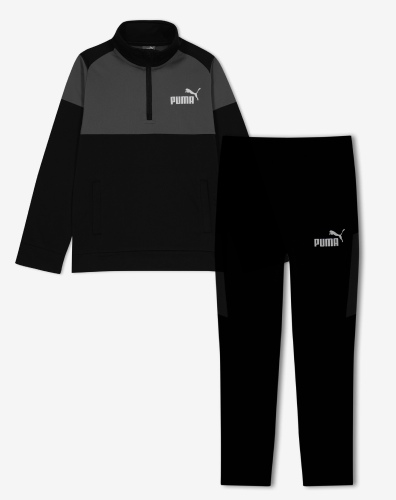 Puma Half Zip Poly Tracksuit Boys