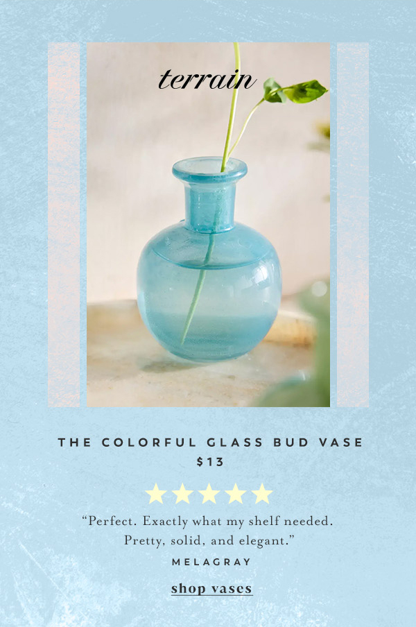 Blue mini vase. Shop vases.