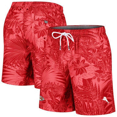  Tommy Bahama Red  Santiago Palms Board Shorts