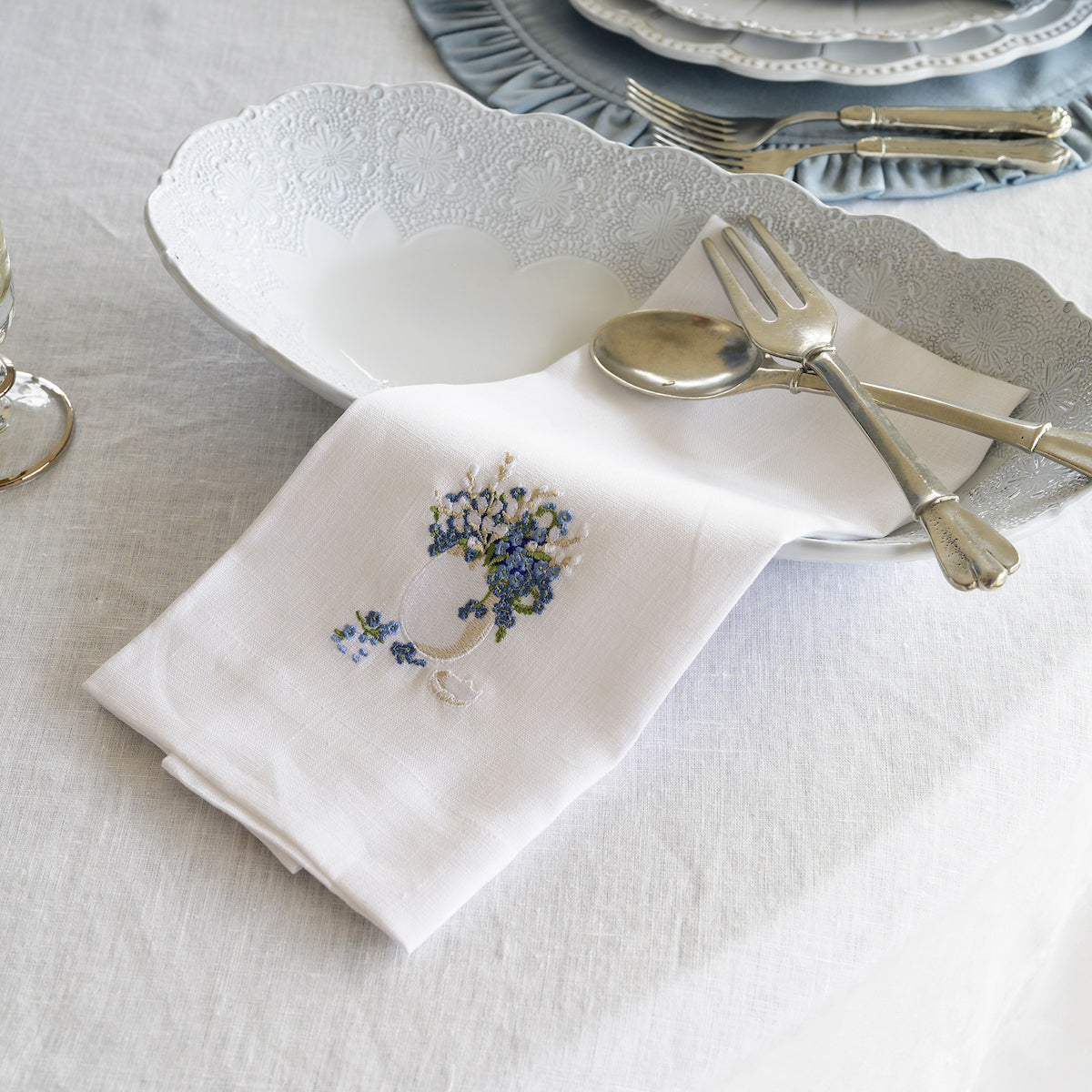 Image of Egg with Flowers Towel