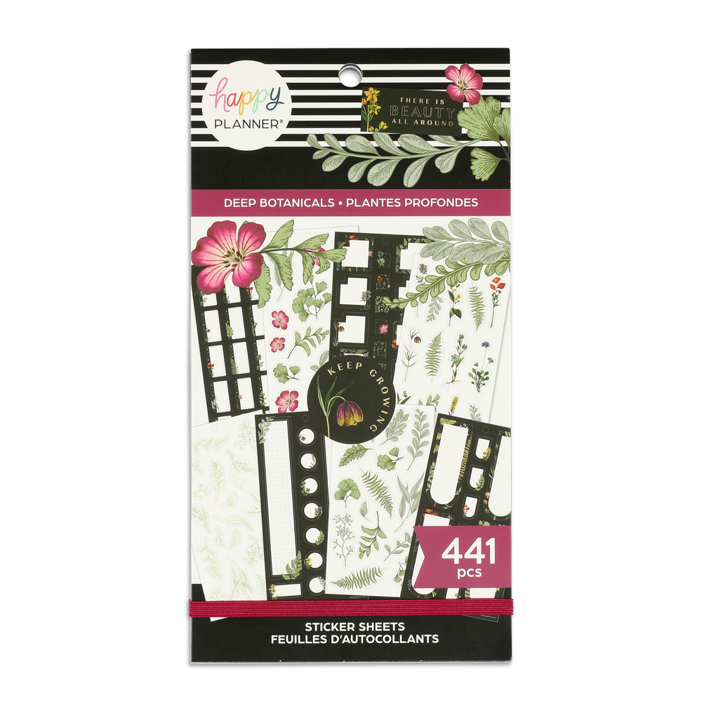 Image of Value Pack Stickers - Deep Botanicals Floral