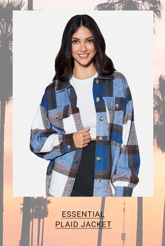 Essential Plaid Jacket