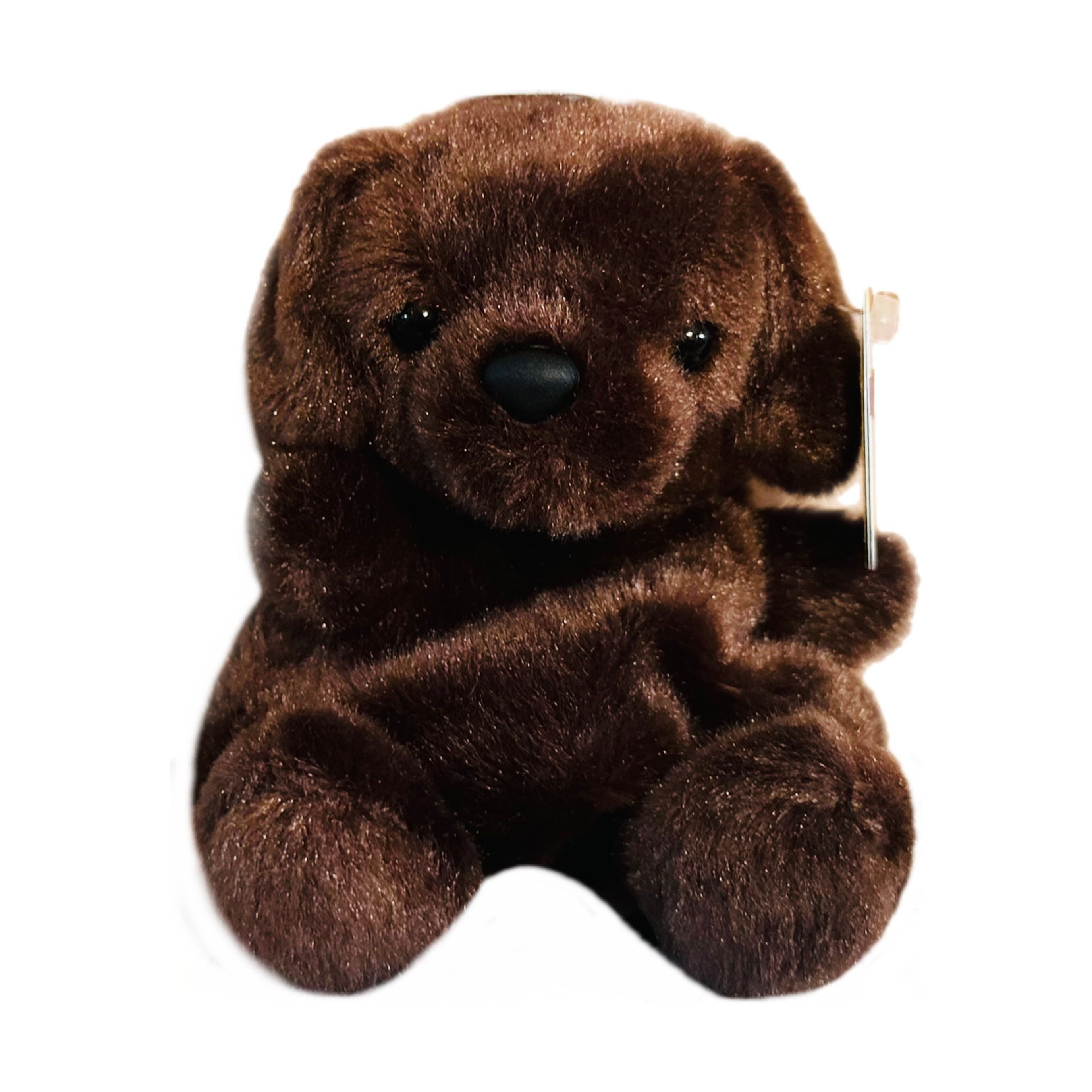 Palm Pals 5 Inch Sienna the Chocolate Lab Plush Toy