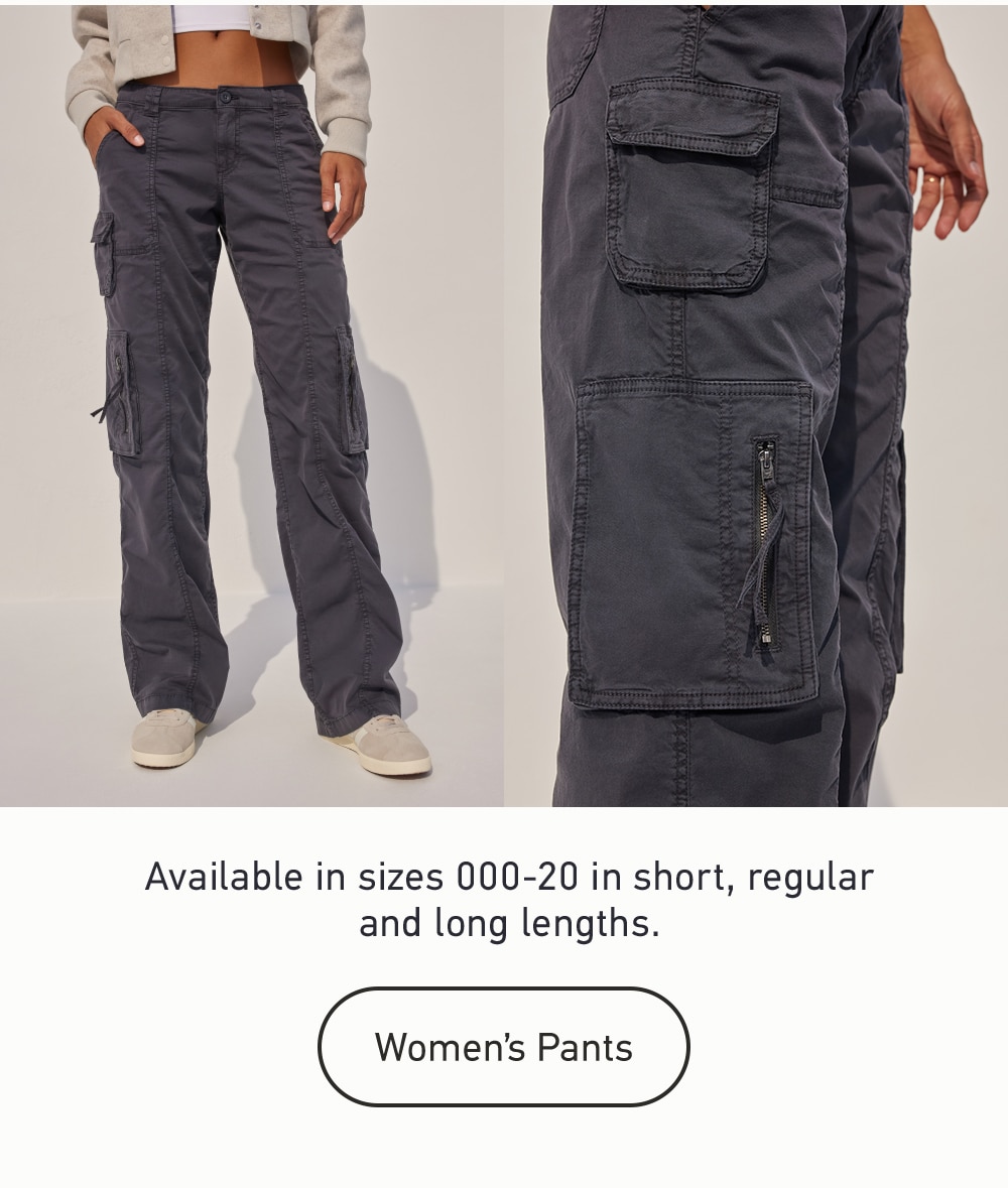 Available in sizes 000-20 in short, regular and long lengths.

<Women’s Pants>