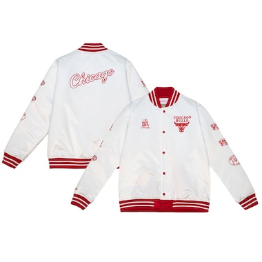  Mitchell & Ness  White  S.O.U.L. Cherry Bomb Full-Snap Jacket