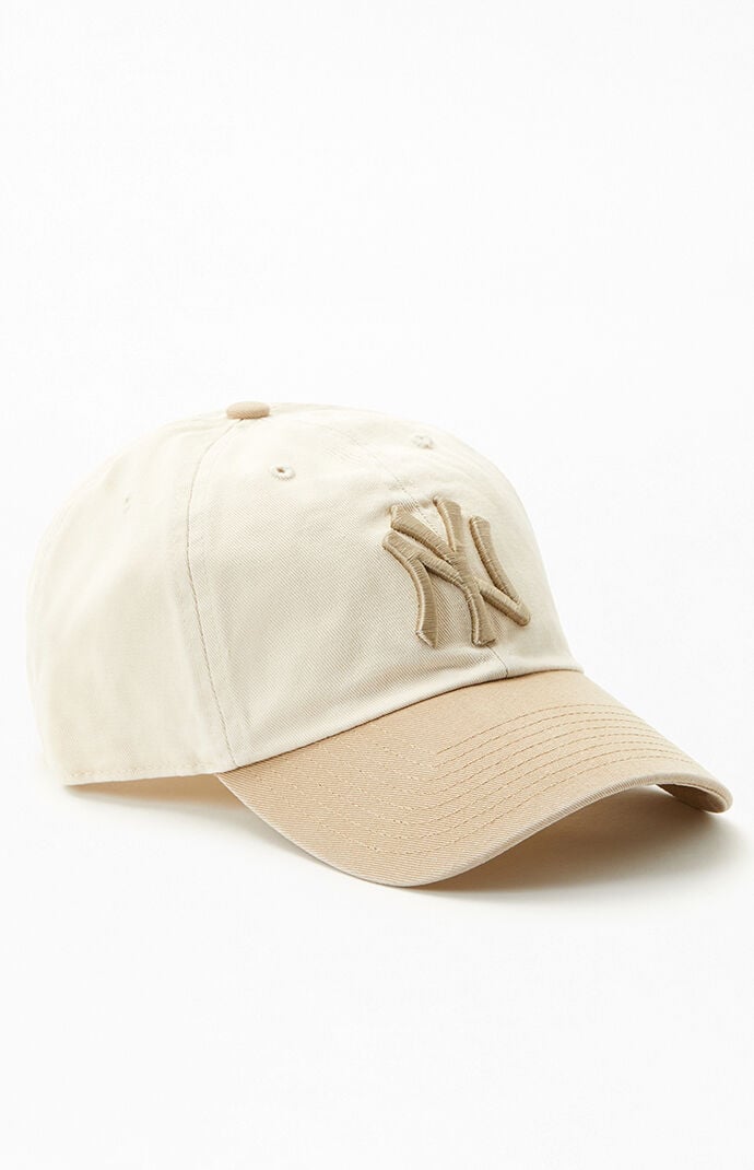 Image: Cream New York Yankees Strapback Dad Hat