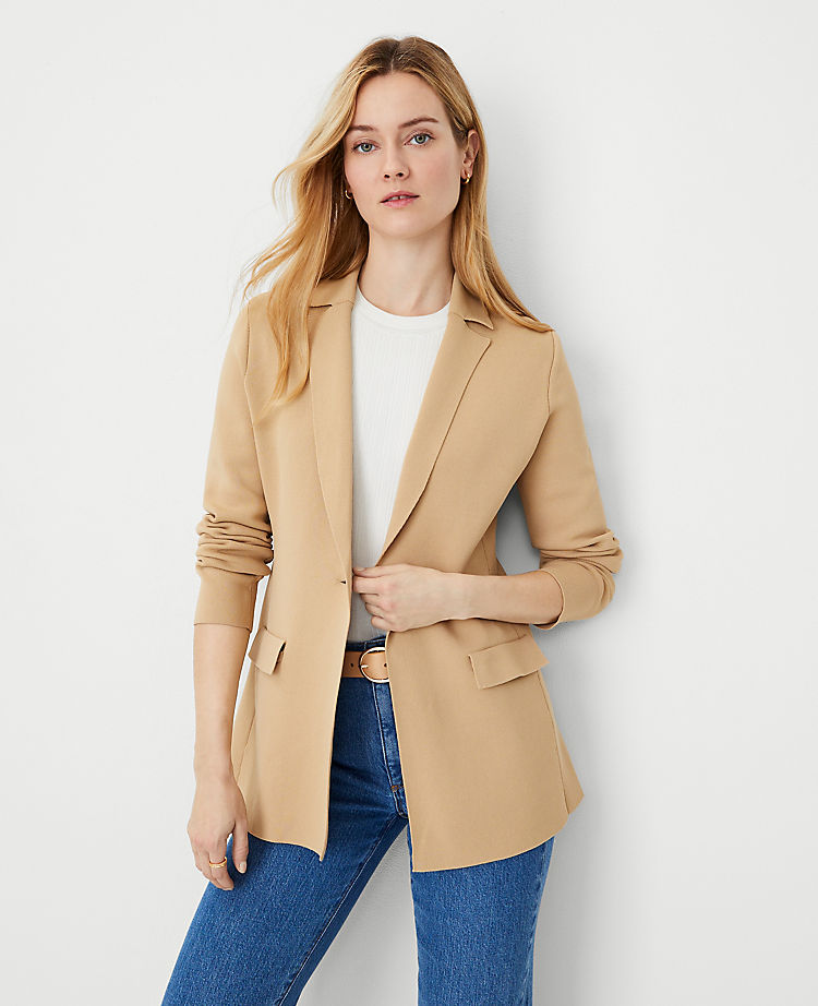 Tailored Sweater Blazer