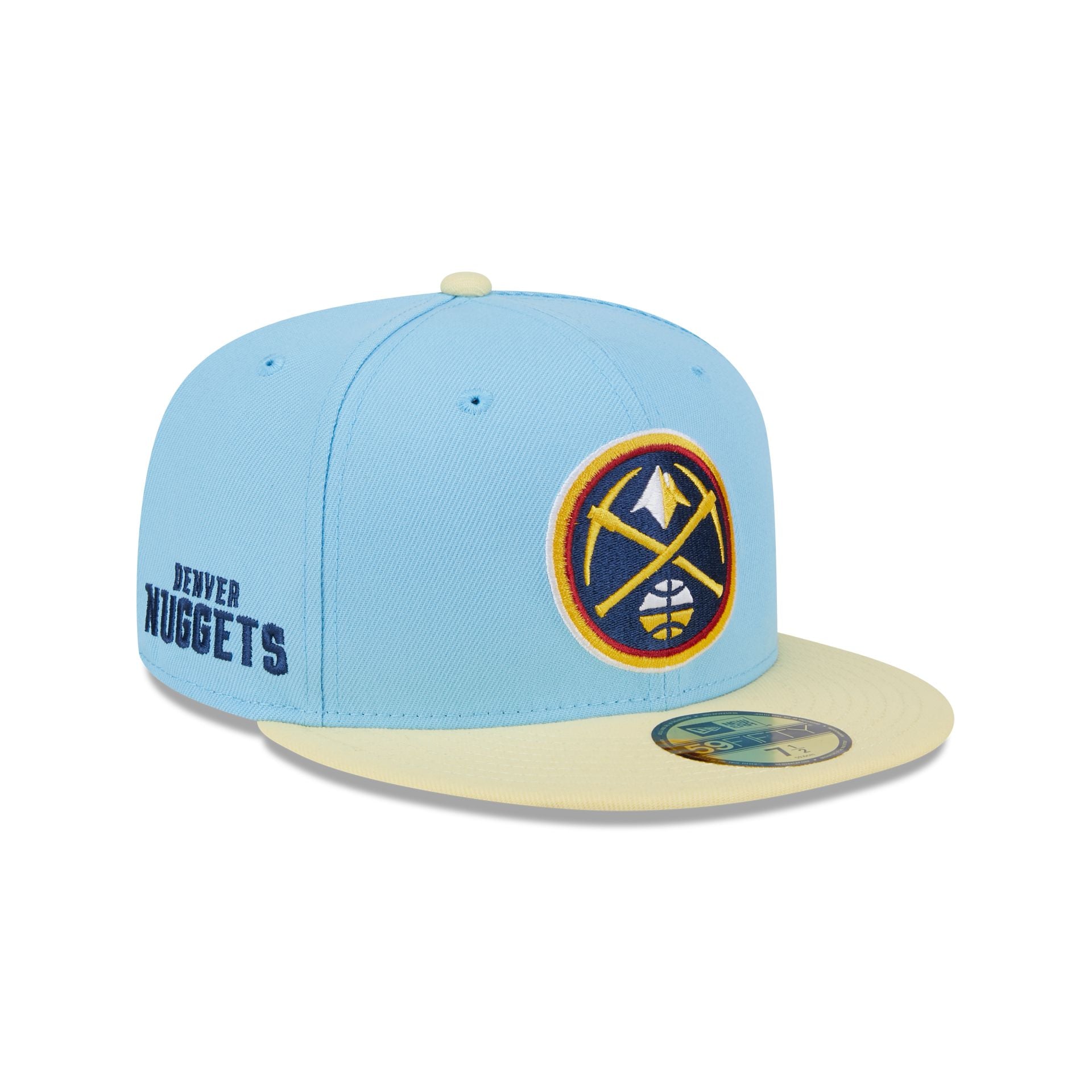 Image of Denver Nuggets Doscientos Blue 59FIFTY Fitted Hat