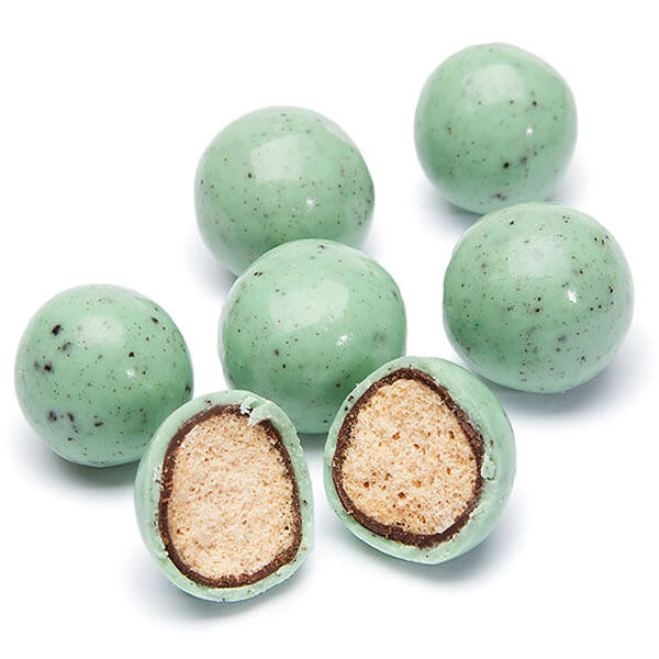 128428 - Mint Cookies & Cream Malt Balls: 2LB Bag