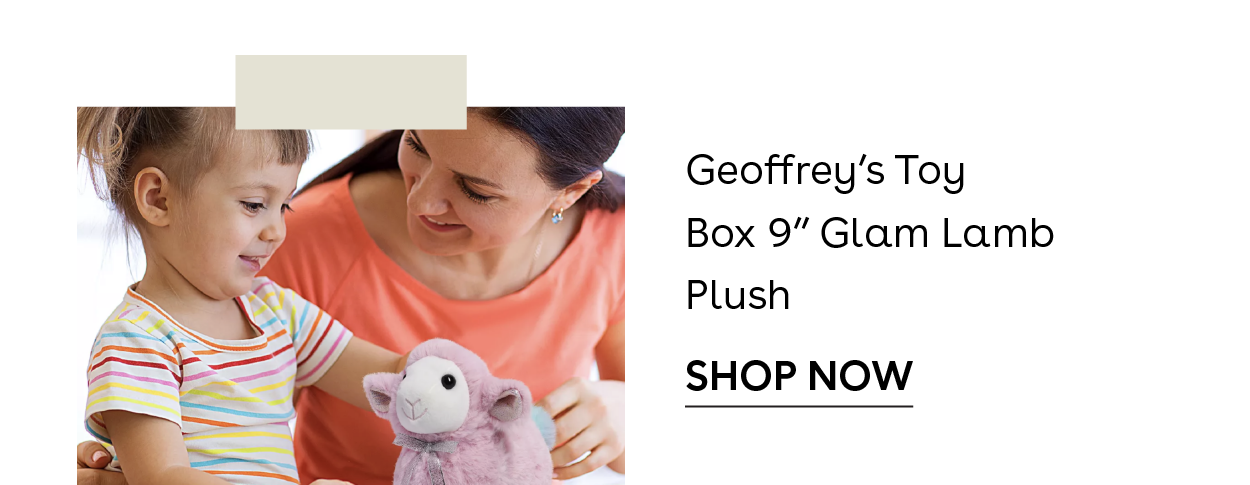 Geoffreys Toy Box 9 inch Glam Lamb Plush