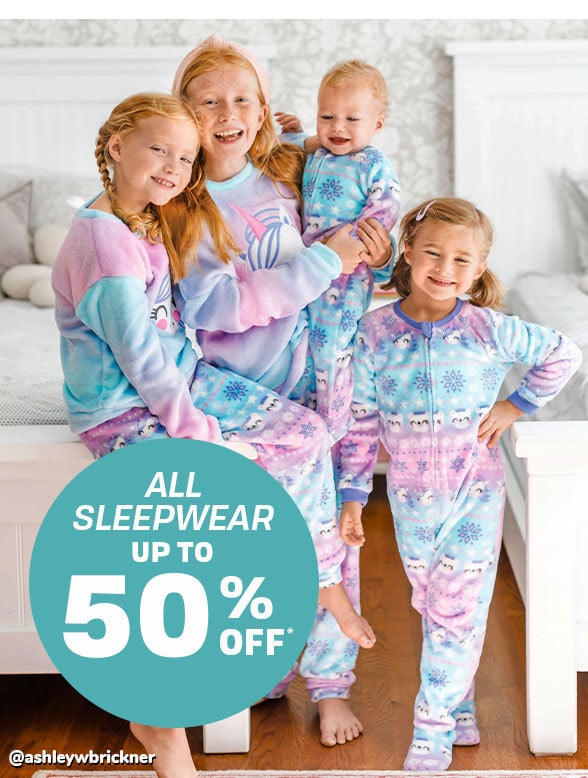 Up to 50% off Al Sleepwear