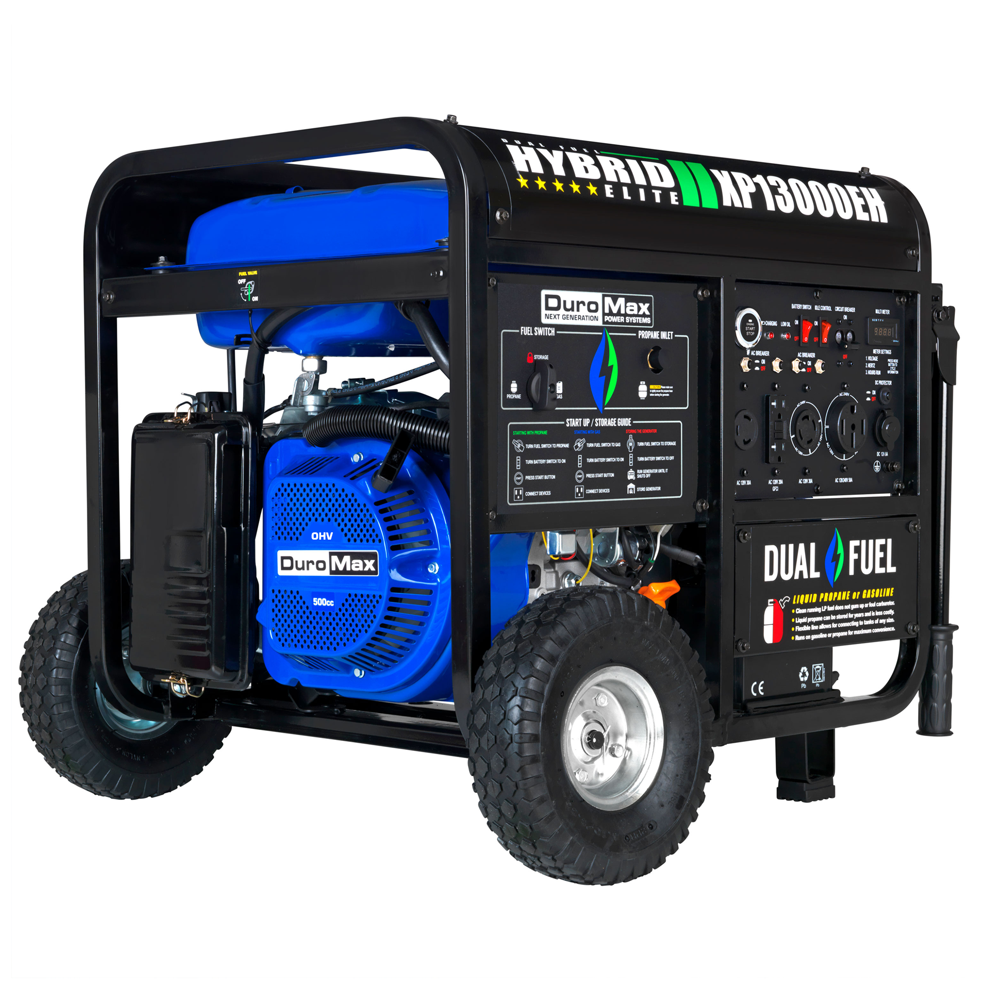 Image of 13,000 Watt Dual Fuel Portable Generator