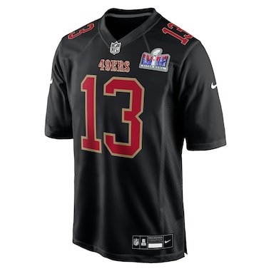  Nike Brock Purdy Black  Super Bowl LVIII Carbon Fashion Game Player Jersey