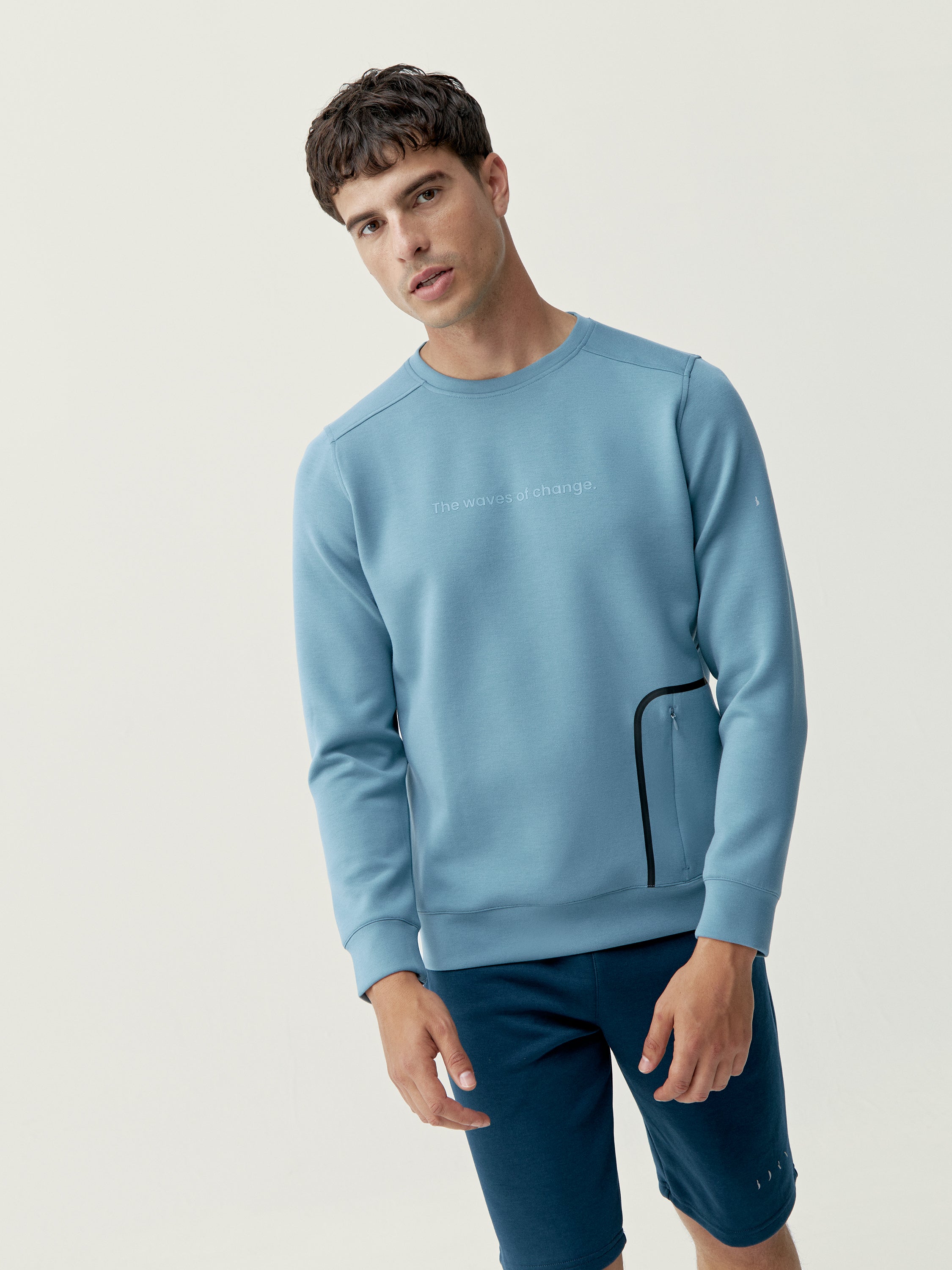 Image of Sweatshirt Yangtse Citadel Blue