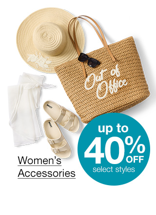 up to 40% off select styles Women's Accessories