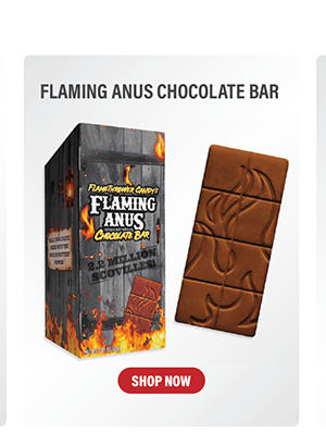 Flaming Anus Chocolate Bar