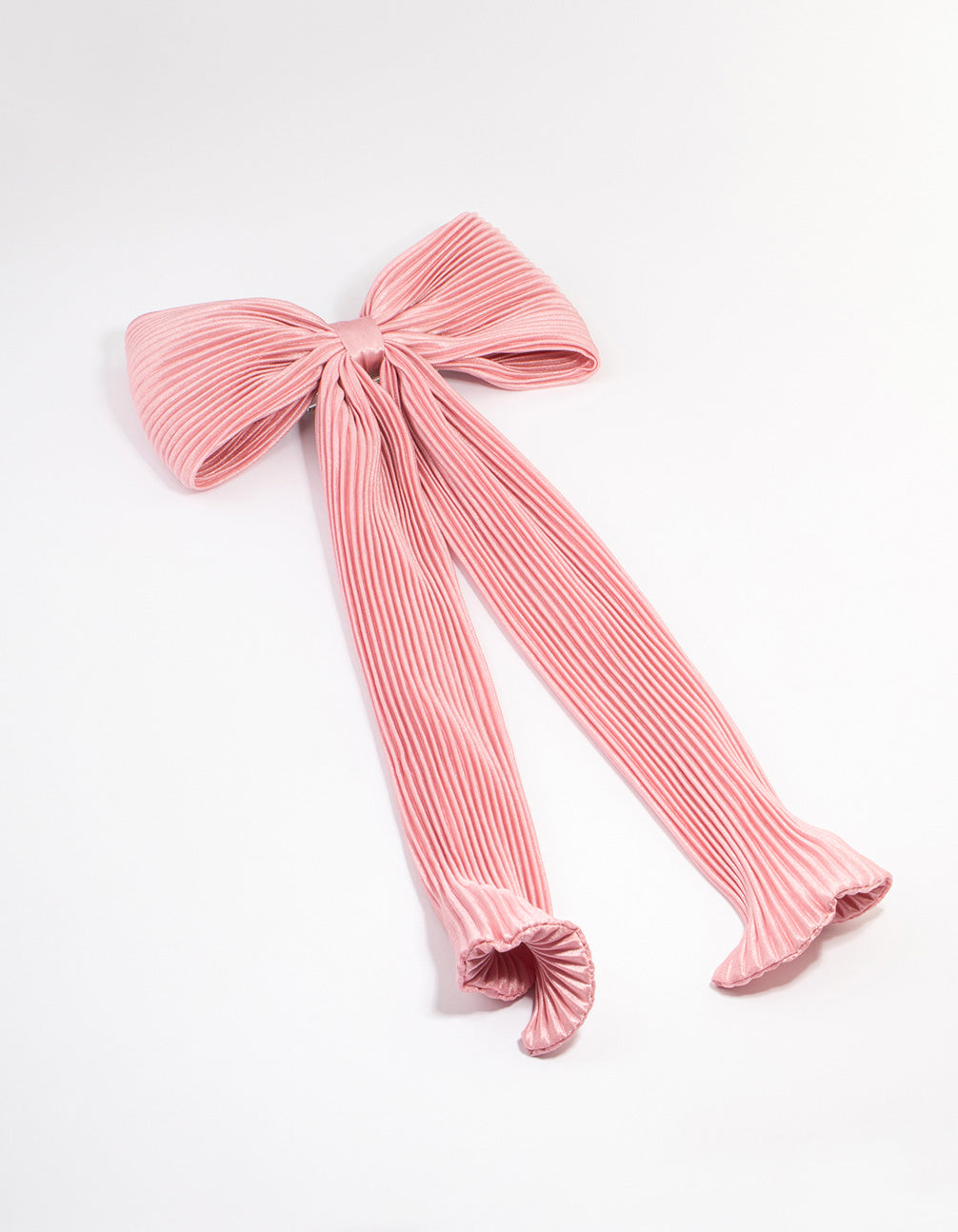 Image of Classic Fabric Plisse Bow Clip