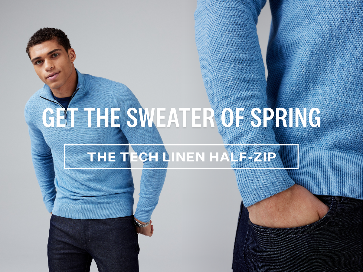 Tech Linen Half-Zip