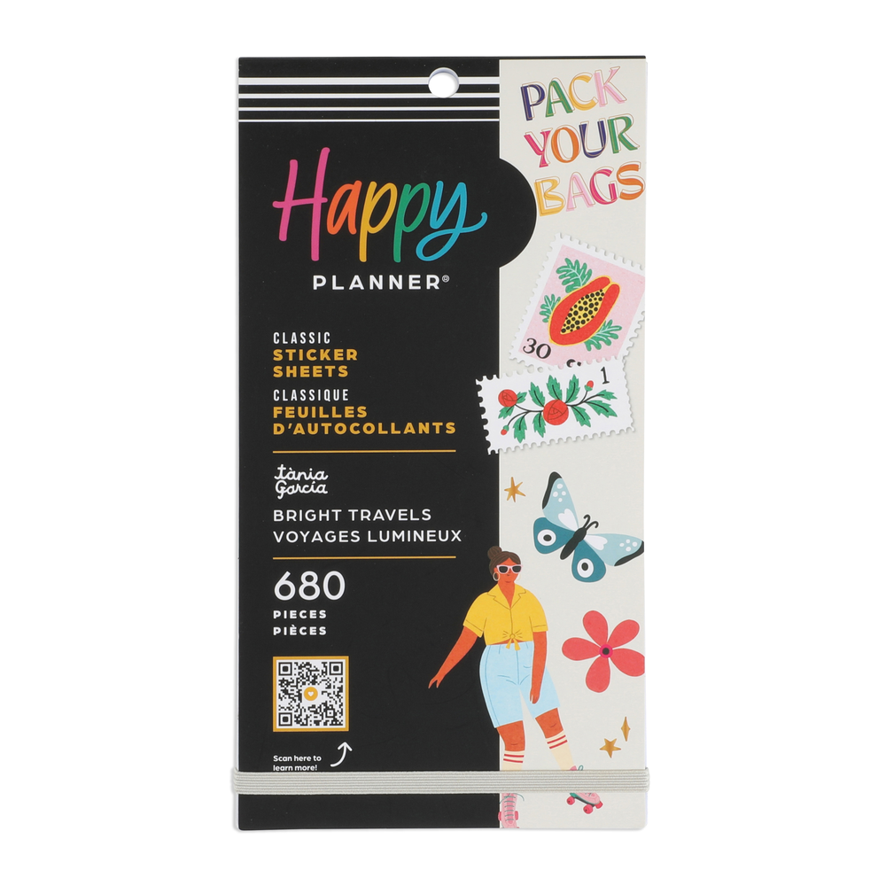 Image of Happy Planner x Tània Garcia Bright Travels - Value Pack Stickers