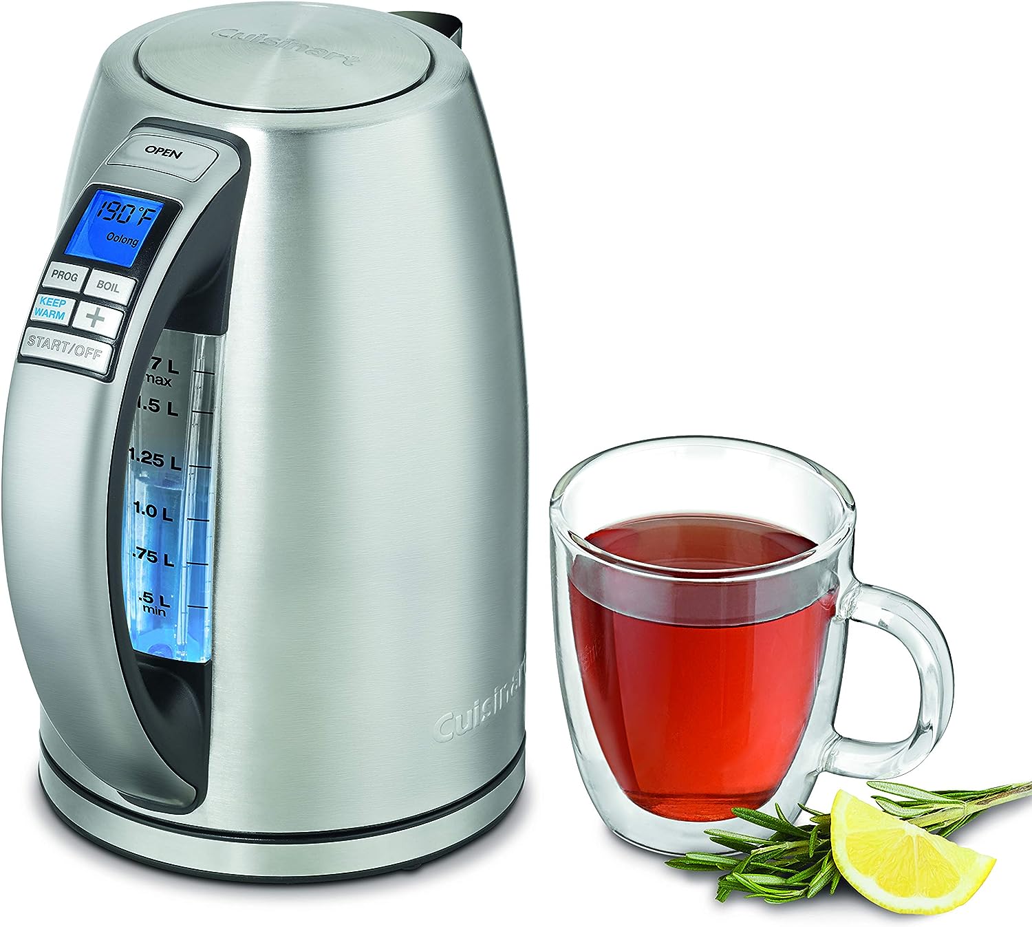 Image of Cuisinart Digital PerfecTemp Cordless Electric Kettle Certified Refurbished