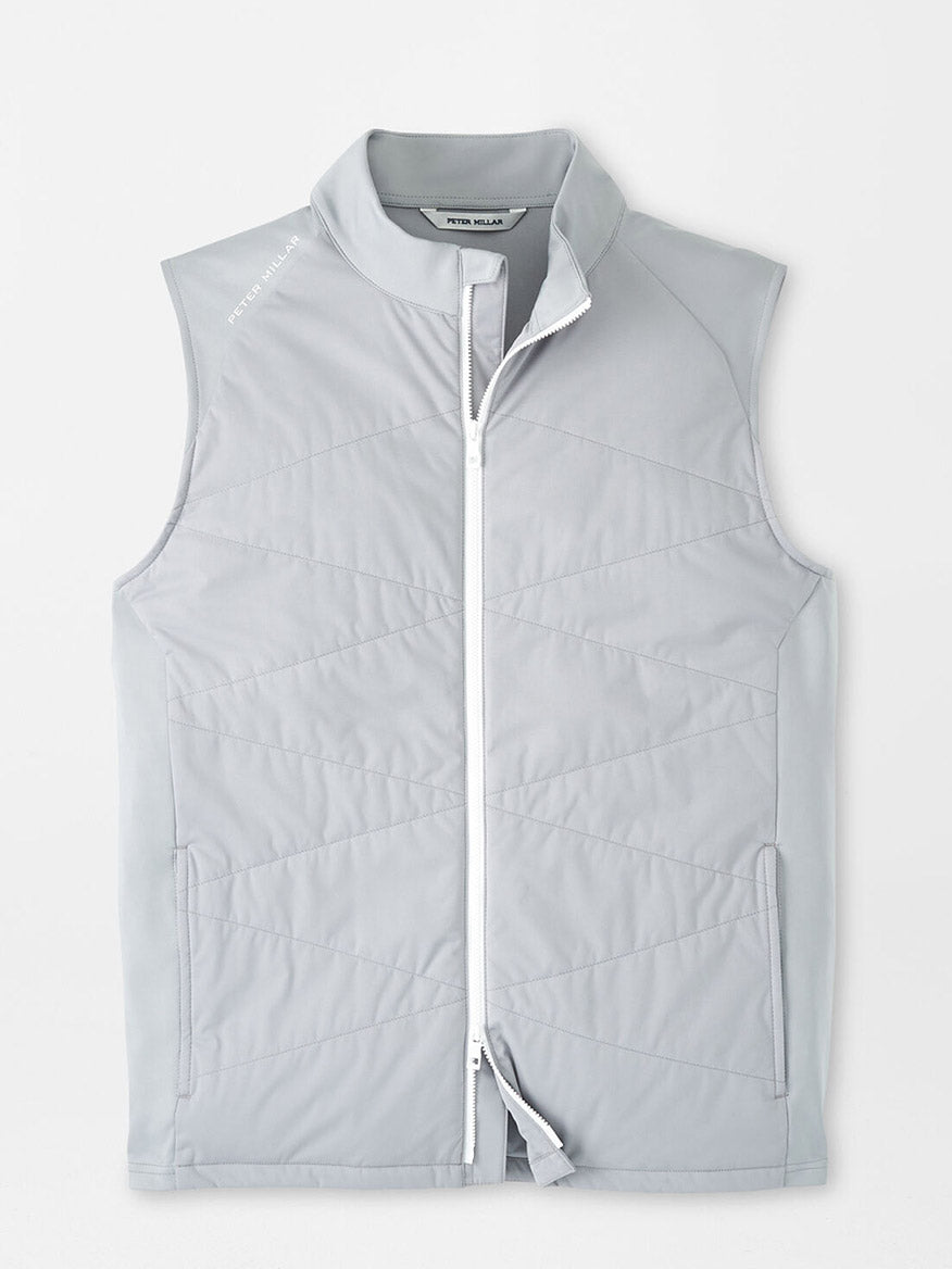 Image of Peter Millar Fuse Hybrid Vest in Gale Grey