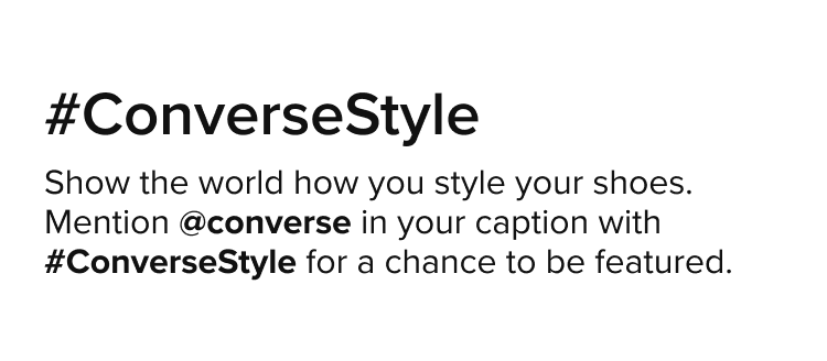 #ConverseStyle