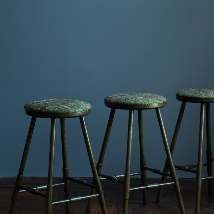 Custom fabric Atlantic Counter Stools