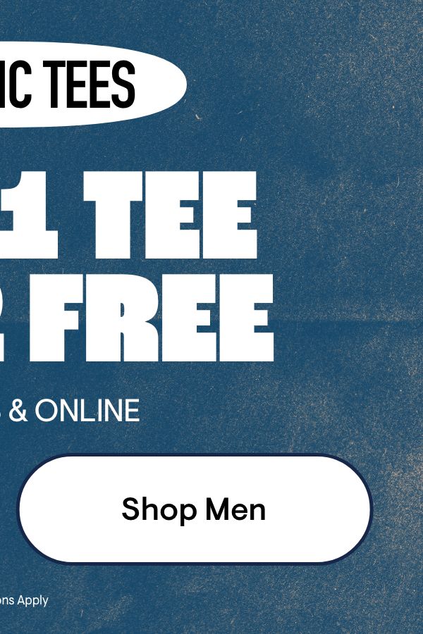 B1G2 Free Tees Shop Men