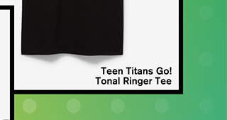 Teen Titans Go! Tonal Ringer Tee