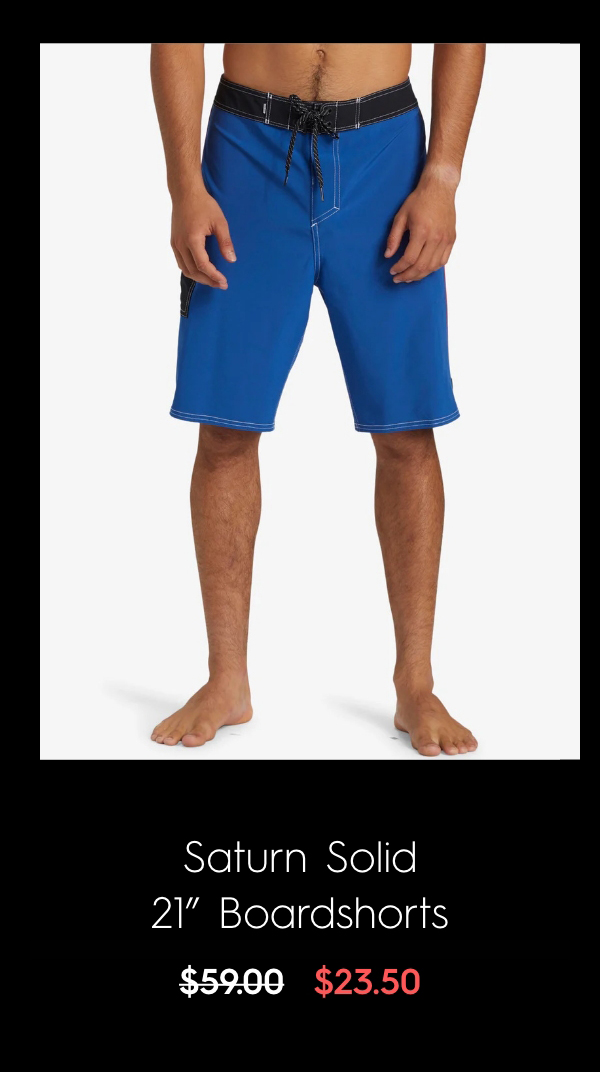 Saturn Solid 21" Boardshorts