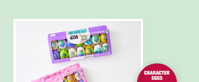 Character eggs $4.99* each