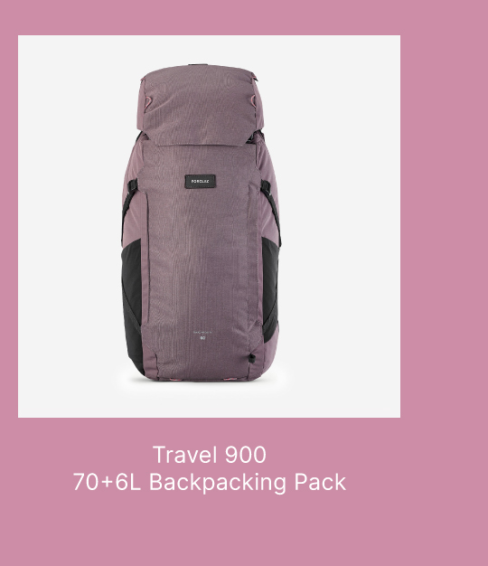 Forclaz Women's Travel 900 70 + 6 L Backpacking Pack