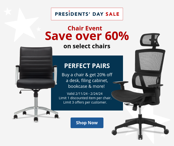 Save over 60% on select chairs - Shop Now