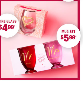 Wine glass $4.99*