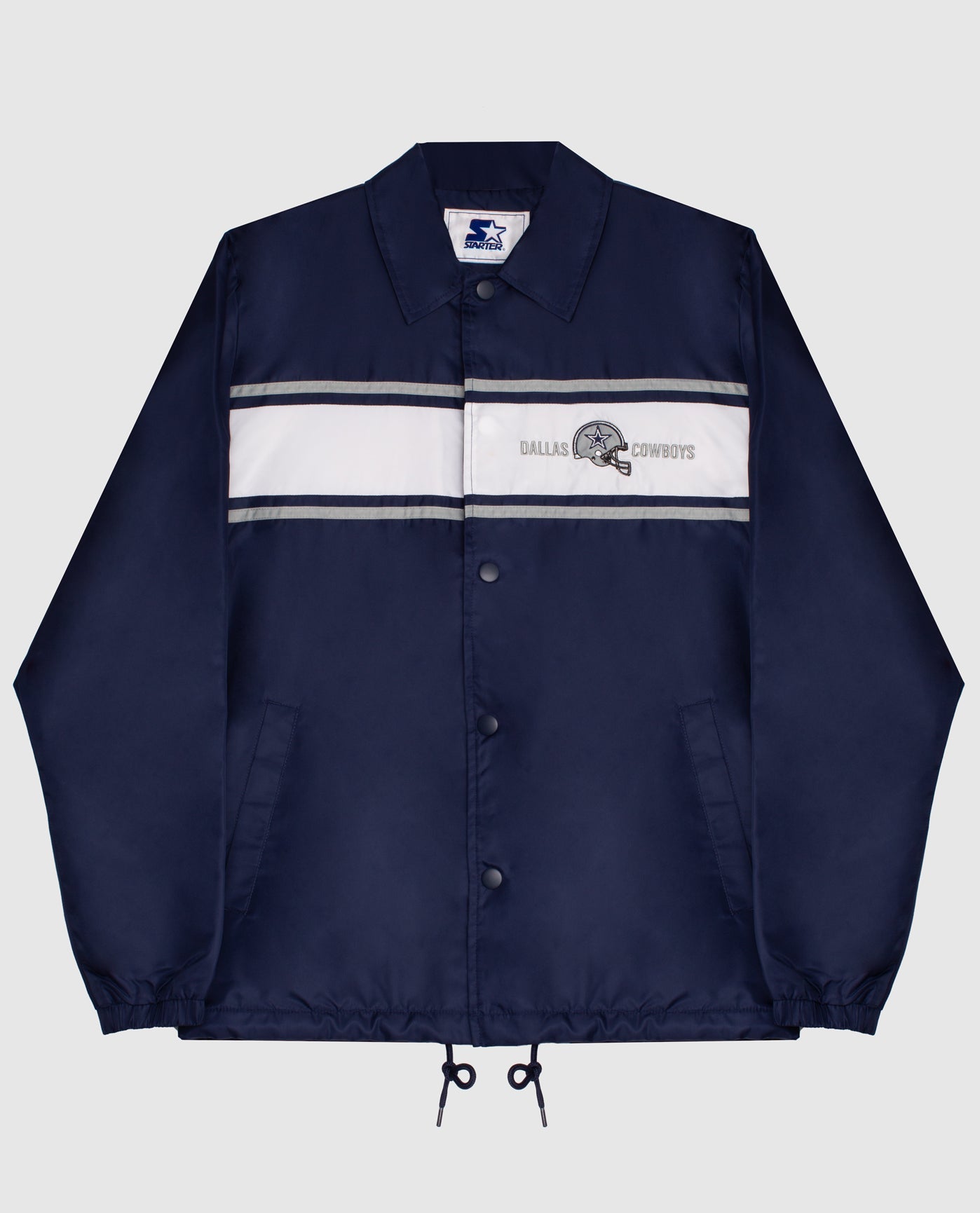 Image of Dallas Cowboys Snap-Front Collared Jacket