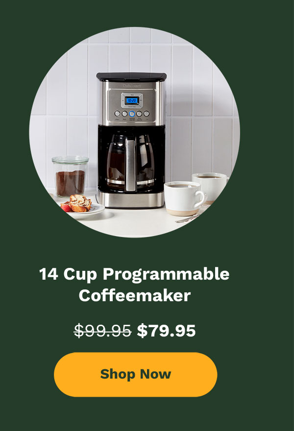 14 Cup Programmable Coffeemaker