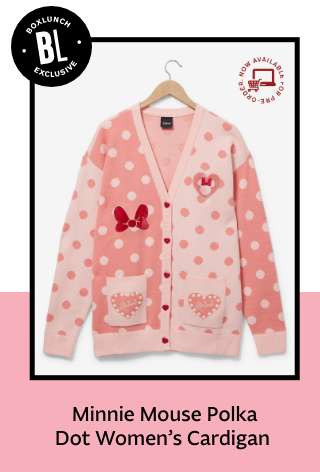 Minnie Mouse Polka Dot Women's Cardigan