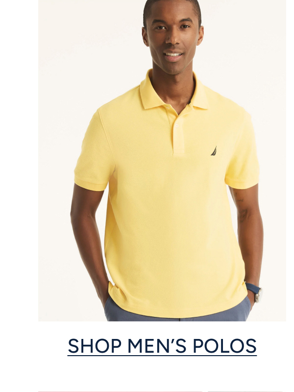 SHOP MEN'S POLOS