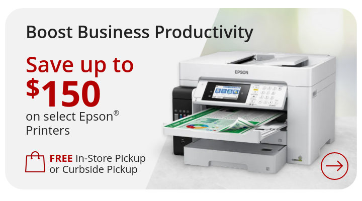 Save up to $150 on Epson Printers