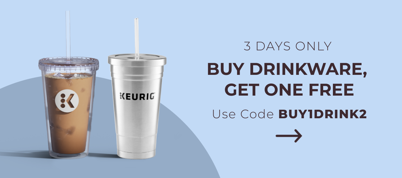 Buy drinkware, get one free with code BUY1DRINK2