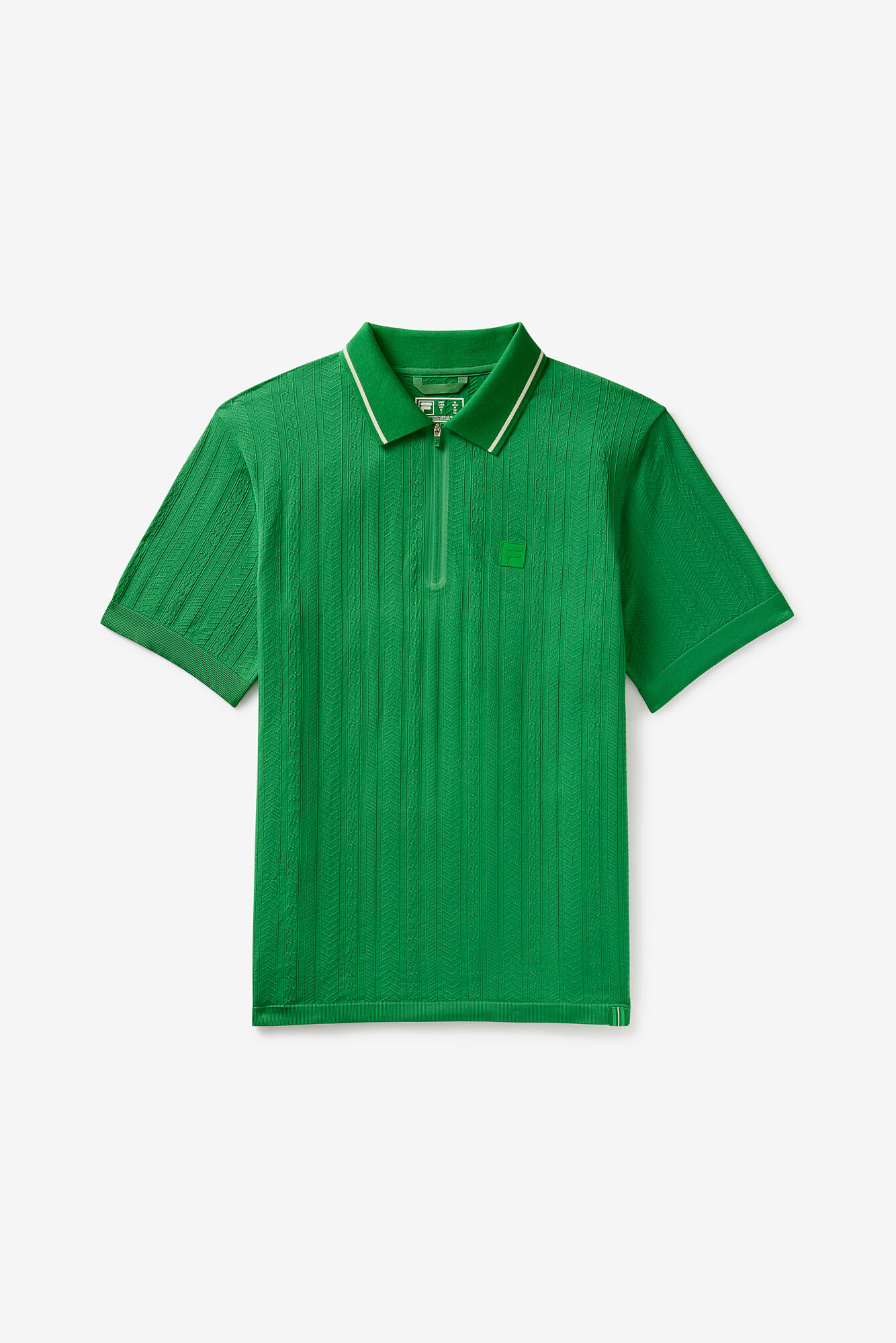 MEN'S CHALLENGER CABLE ZIP POLO