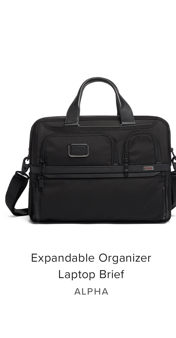 Alpha - Expandable Organizer Laptop Brief