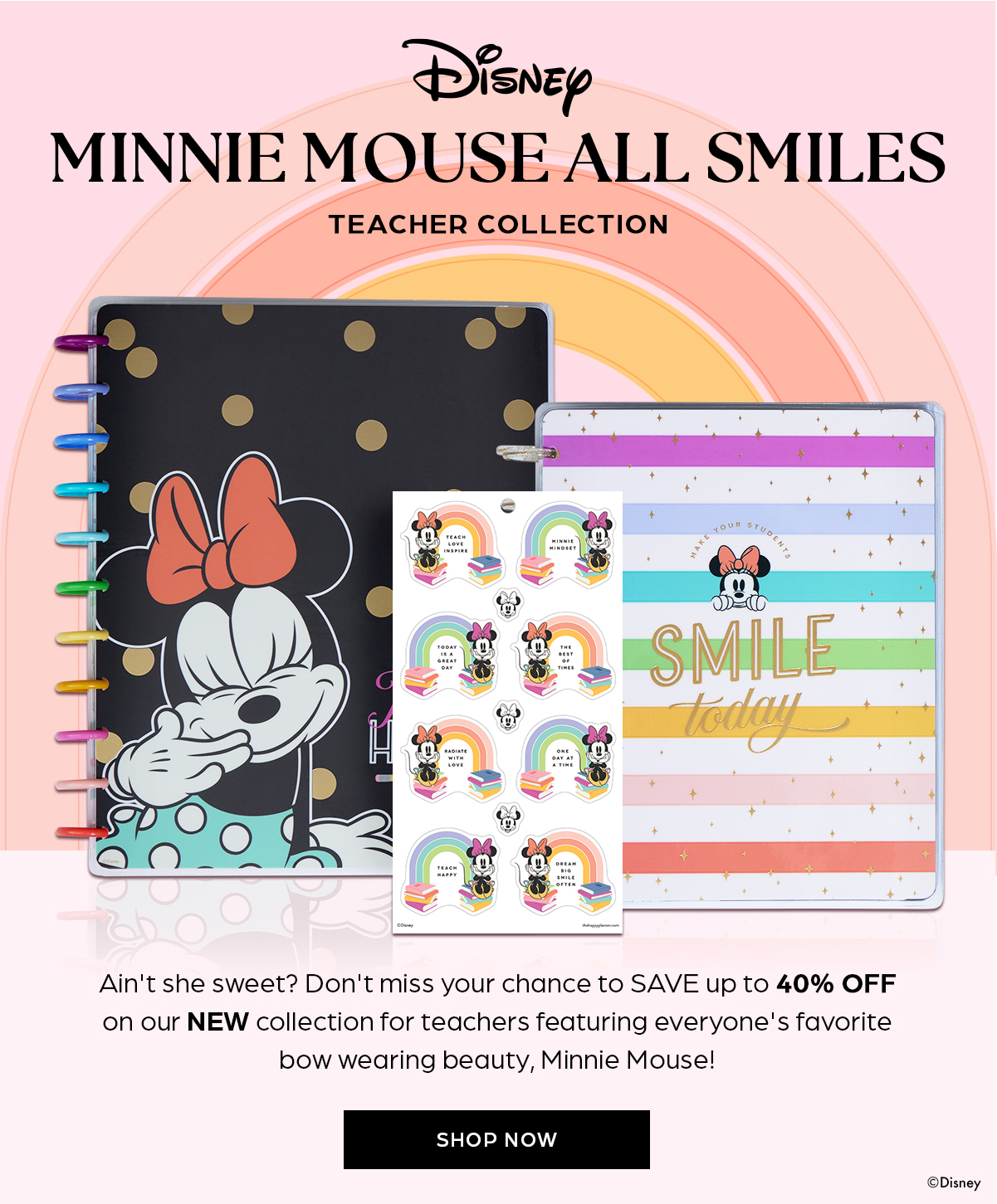 Disney Minnie Mouse All Smiles Teacher Collection - NEW!