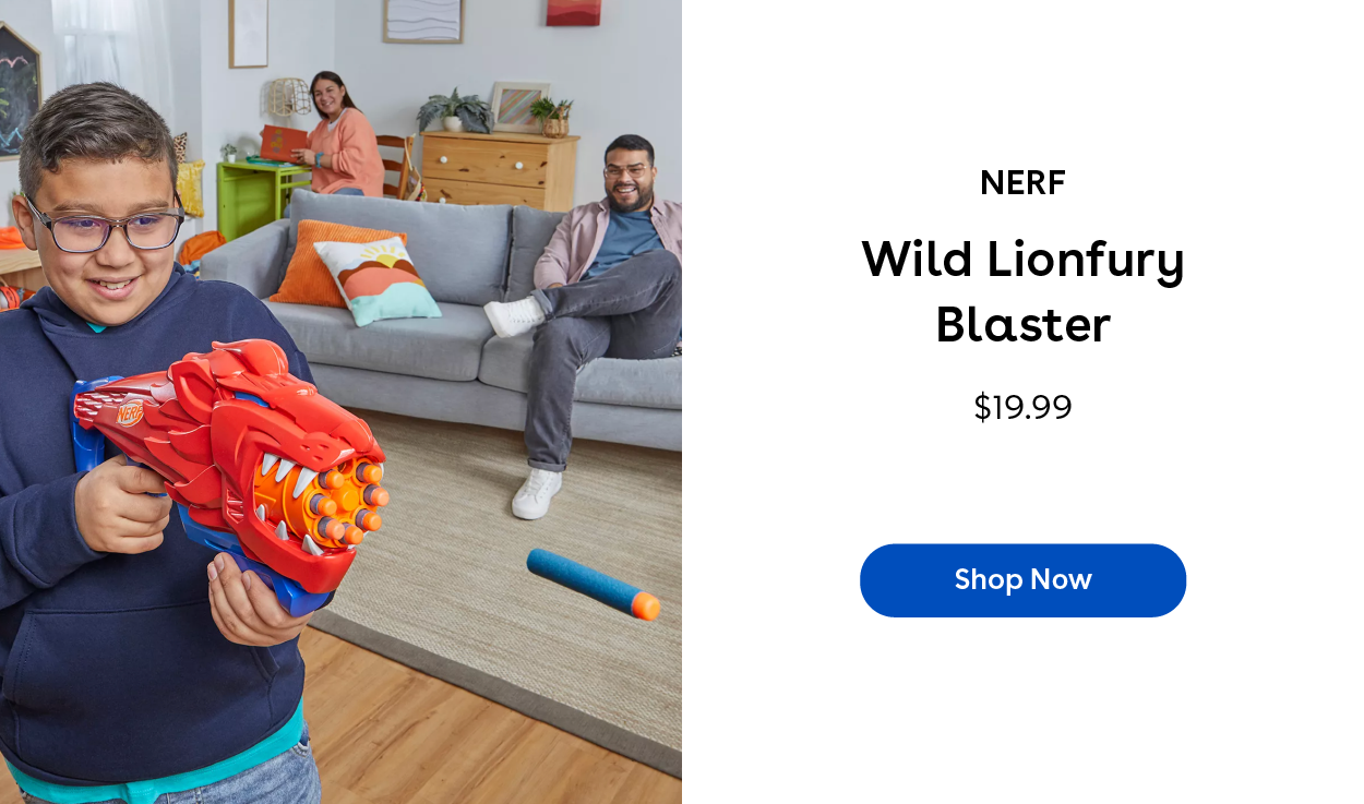 Nerf Wild Lionfury Blaster $19.99 Shop Now