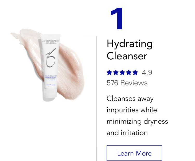 1: Hydration Cleanser - Learn More