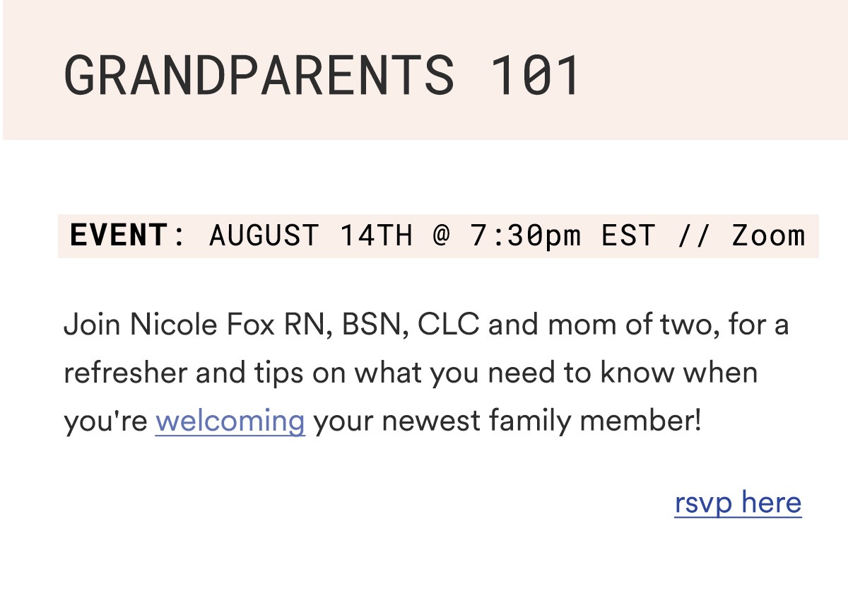 GRANDPARENTS 101 Nicole Fox RN, BSN, CLC of NAPS 