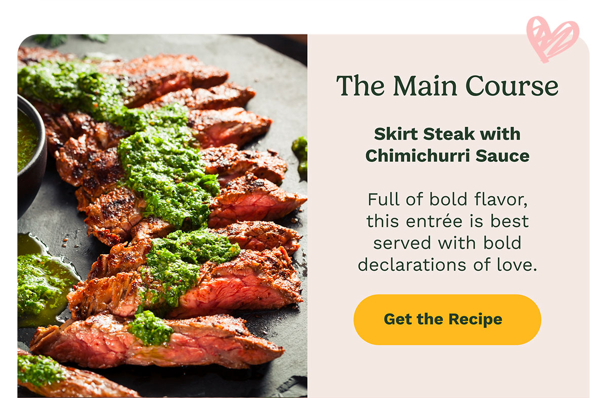 Skirt Steak with Chimichurri Sauce