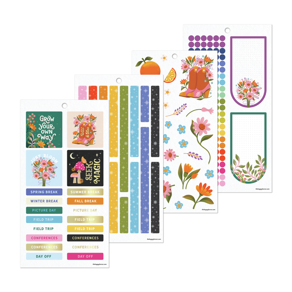 Image of Jess Miller Draws x Happy Planner Seasonal Teacher - Value Pack Stickers - Big