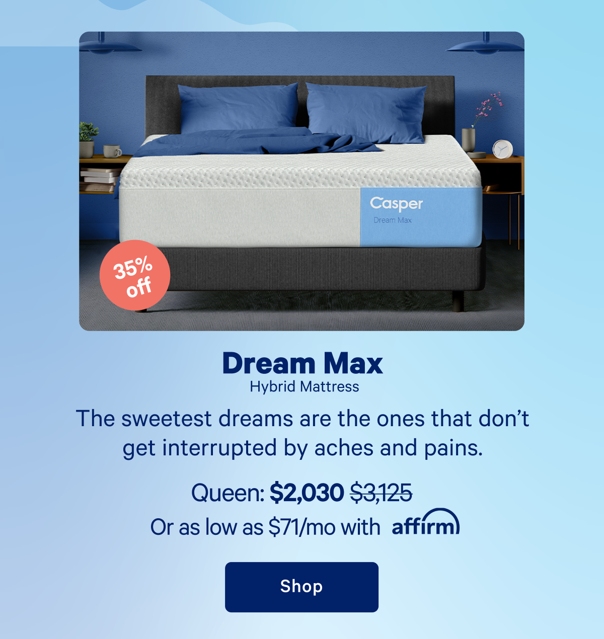 Dream Max Hybrid Mattress >> Shop >>